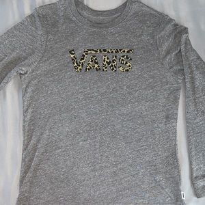 Girls king sleeve vans shirt